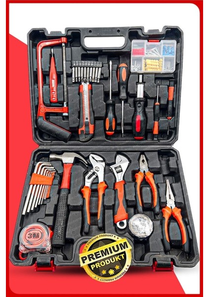 Premium Akülü Vidalama Matkap Özel Alışım 129 Parça Kalite Çelik Profesyonel Alet Takım Full Set fırsatları