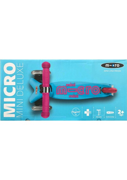 Micro Mini Micro Deluxe 3 Tekerlekli Scooter Turkuaz