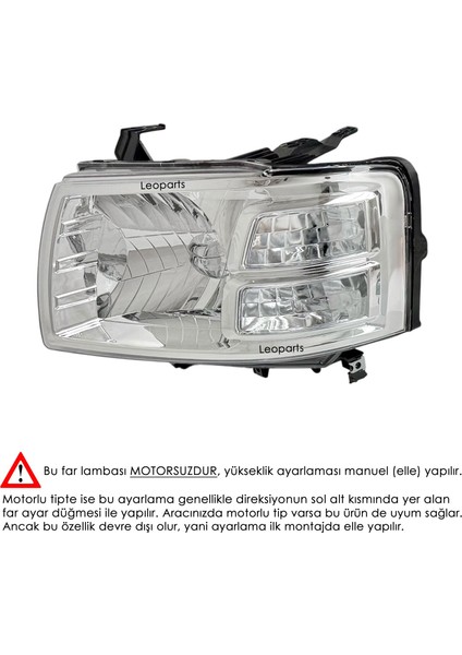 Ford Ranger Far Lambası Sol (Motorsuz) 2007-2009 UR87-51-0L0D