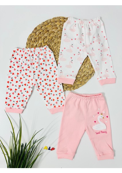 Kirev 3'lü Pantolon Set - Narçiçeği