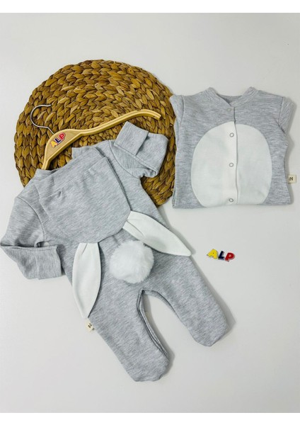 Rabbim Ears 2 Parça Tulum Set Gri