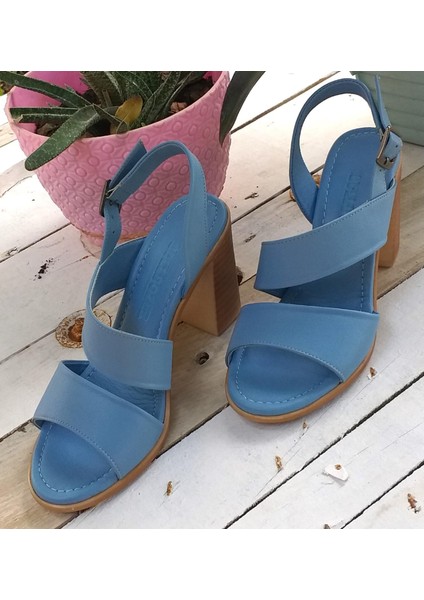 Bulldozer 231712 Kadın Deri Topuklu Yazlık Ayakkabı modelleri