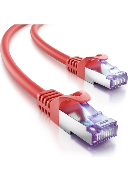 Cat6 Patch Kablo 4 Metre- Kırmızı
