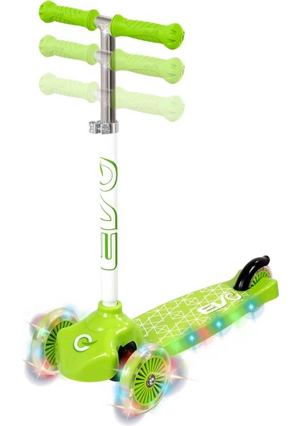 Evo 3 Tekerlekli Move'n Groove Işıklı Yeşil Scooter
