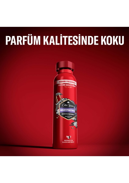 Night Panther Erkek Sprey Vücut Deodorantı 150 ml