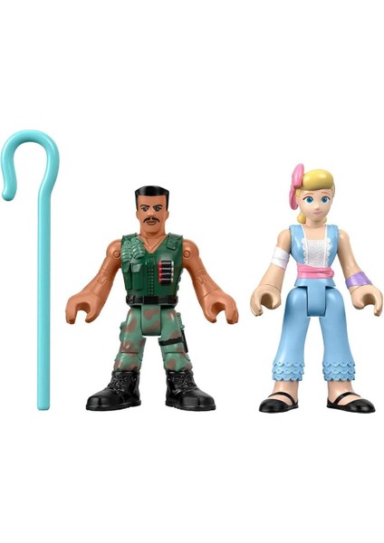 Disney·Pixar Toy Story 4 Koleksiyon Figürler, 2 Figürlü ve Aksesuarlı - Bo Beep & Combat Carl GFD13