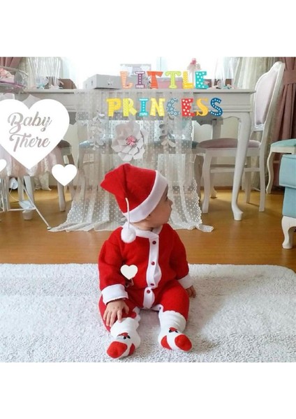 Yeni Yıl Konsepti Tulum Şapka 2 Li Set-Kırmızı