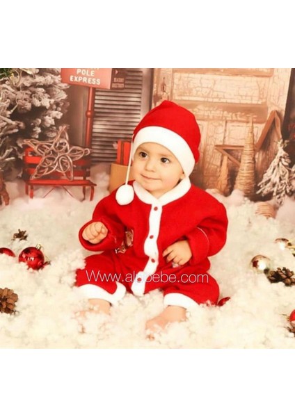 Yeni Yıl Konsepti Tulum Şapka 2 Li Set-Kırmızı modelleri