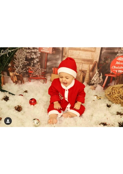 Yeni Yıl Konsepti Tulum Şapka 2 Li Set-Kırmızı fırsatları