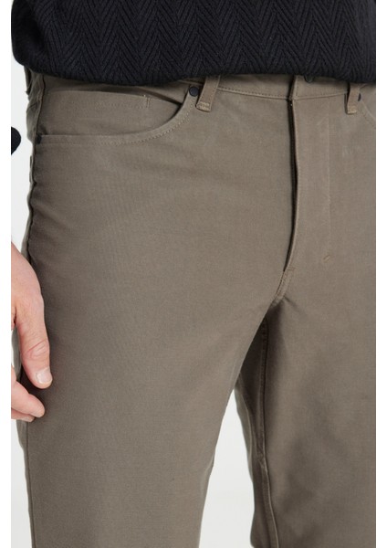 360 Her Yöne Esneyen Slim Fit Dar Kesim Pamuklu 5 Cep Casual Pantolon fırsatları