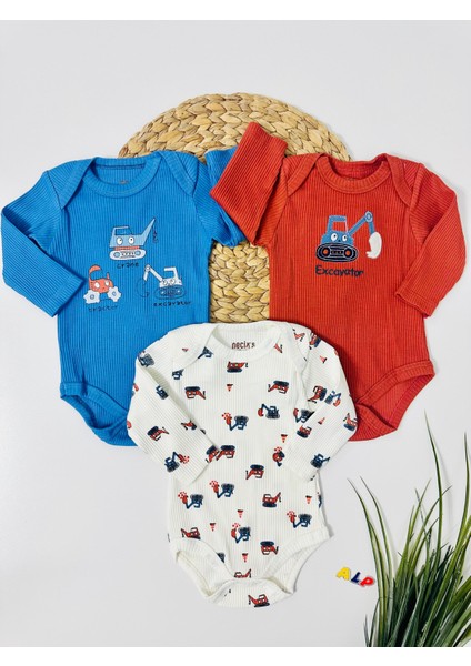 Maurıtanıa 3'lü Body Set - Mavi