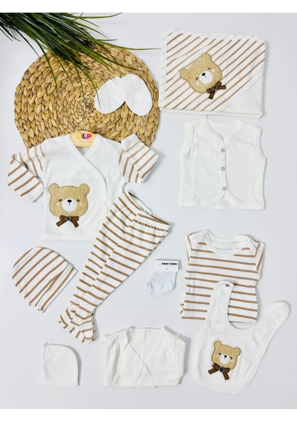 Sevimli Ayıcık 10 Lu Hastane Çıkışı Set - Kahve