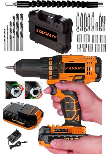 Germany X-Börh 58 V 6 Ah Sjs Metal Şanzıman Çift Akülü Bakır Sargılı Darbeli Matkap modelleri