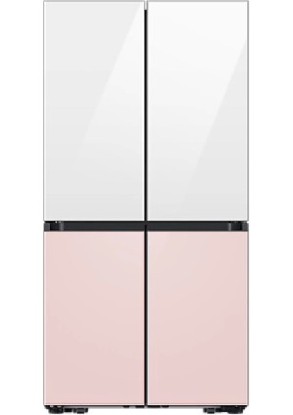 RF71DB965E8C 819 Litre Beyaz - Pembe Gardırop Tipi Buzdolabı