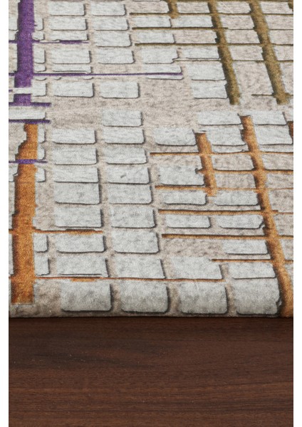 Kadife Dokulu, Lastikli, Süngerli, Kaymaz, Yıkanabilir Modern Desenlerde Halı Örtüsü 6,9 VE12M2 EBATLARDA-011 modelleri