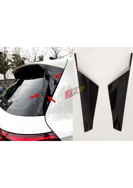 Golf 8 Spoiler (Cam Yanı) - Golf Mk8 Arka Cam Spoiler Aksesaur fiyatları