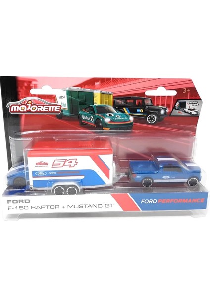Majorette Car Trailer Ford Araba - 1 Adet