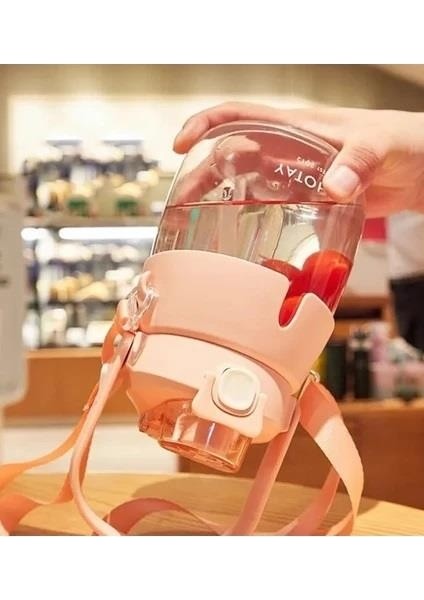 Hippo Tritan Su Matarası Pembe 1050ML fırsatları