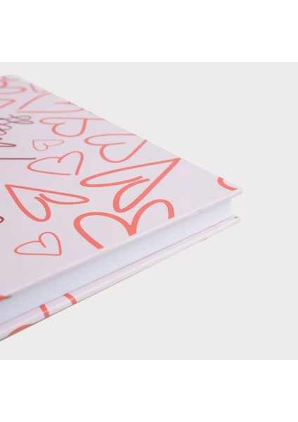 Dot Grid Notebook Kalp Desenli-Love And Life