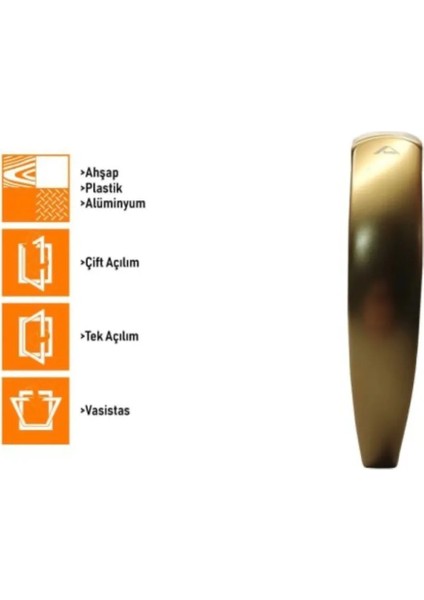 Swing Secustik (Açık Bronz) Pencere Kolu
