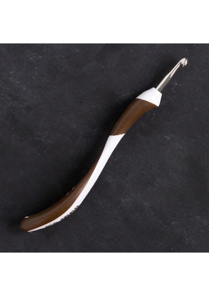 Addi Swing 5mm 16CM Kahverengi Ergonomik Yün Tığ - fırsatları