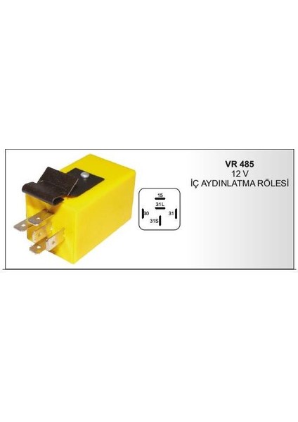 Tavan Lamba Geciktirme Röle Rolesi 12V Doğan Şahin Kartal Slx 85012356 VR485 Vertex