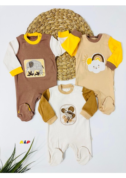 Salt Lake City 3lü Tulum Set - Kahverengi