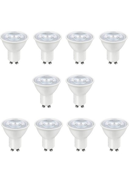 Essantial LED 40W 3.2W GU10 3000K Sarı Işık 10 Adet LED Ampul