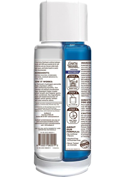 Dual Barrel Oxyburst Ağız Bakım Suyu 591 ml