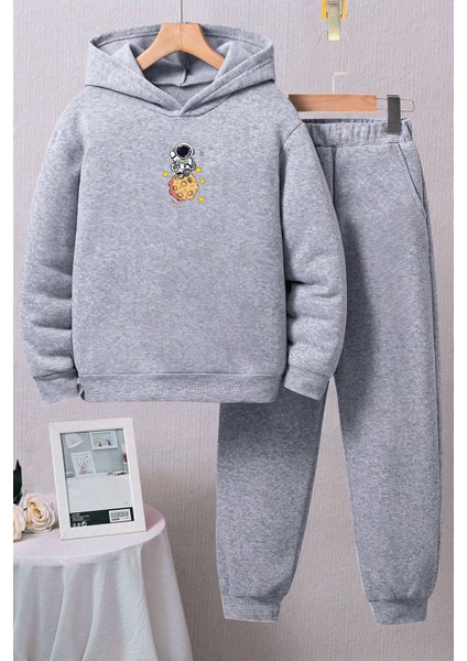 Uygun Tarz Galaksi Baskılı Çocuk Rahat Eşofman Takımı fiyatları