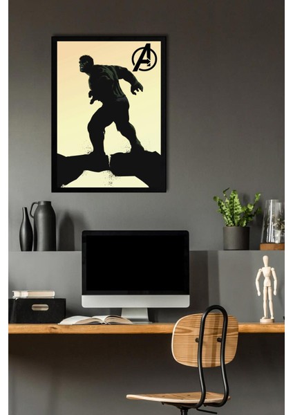 Hulk Çerçeveli Tablo - Marvel Film Posteri Tablo fiyatları