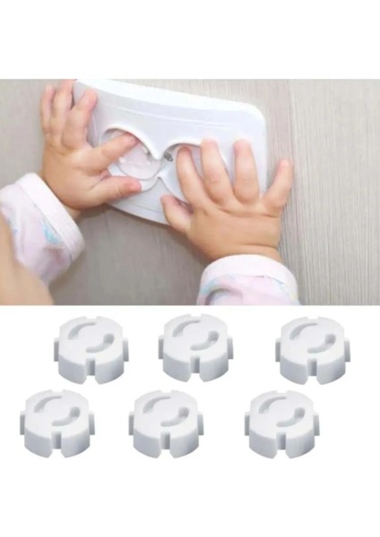 12 Adet Priz Kapağı Bebek ve Çocuk Güvenlik Koruma Piriz Kapatıcı Priz Koruyucu