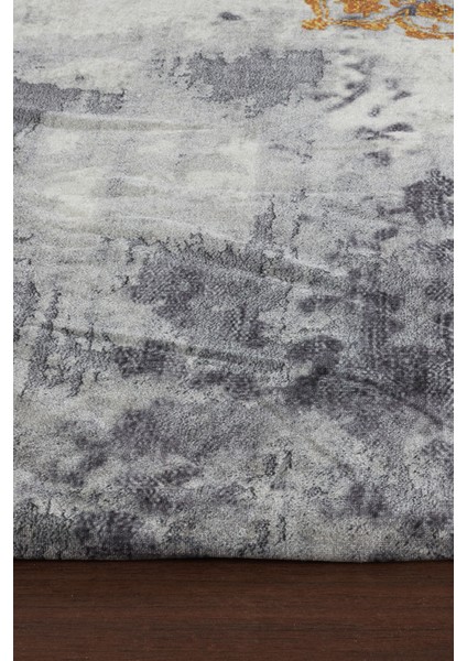 Kadife Dokulu, Lastikli, Süngerli, Kaymaz, Yıkanabilir Modern Desenlerde Halı Örtüsü 4,6,9 ve 12 M2 Ebatlarda -013