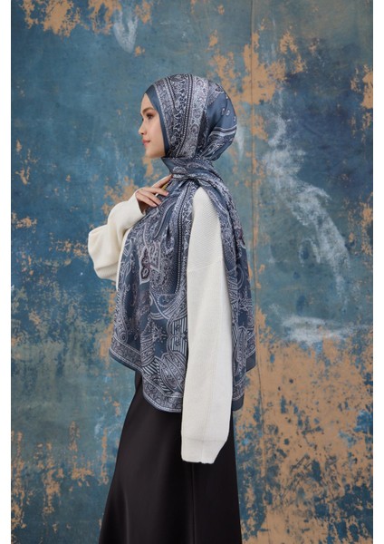 Gri Hint Vual Şal - 5008-09 fiyatları