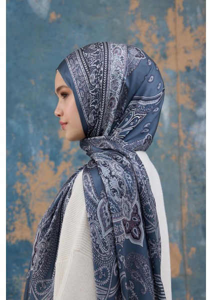 Gri Hint Vual Şal - 5008-09 fırsatları