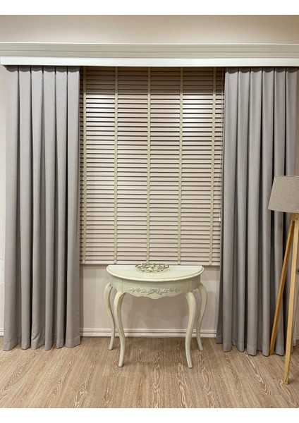 Cappuccino Rengi %100 Orijinal Ahşap Jaluzi Perde 50 Mm Ofis Modern Ve Tüm Mekanlar Için