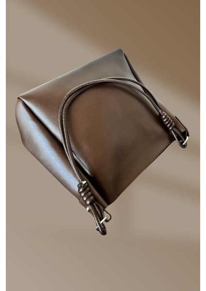 Fermuarlı Içi Cepli Yavrulu Acı Kahve Kadın El ve Omuz Çantası fırsatları