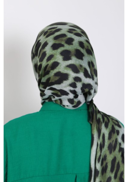 Leopar Pamuk Şal