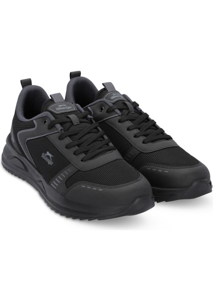 GUMMY I Büyük Beden Erkek Sneaker Koşu & Yürüyüş Ayakkabısı Siyah / Siyah