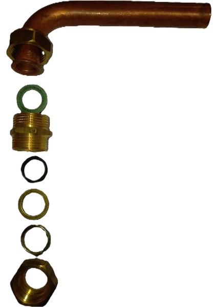 Bakır 18 Mm*3/4 ’’ Vaillant Kombi Yüzüklü Rekor