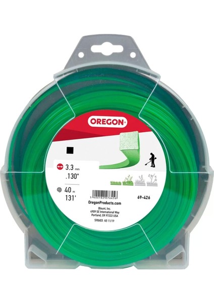 Yeşil Yuvarlak Misina 3.3mm 47 Metre