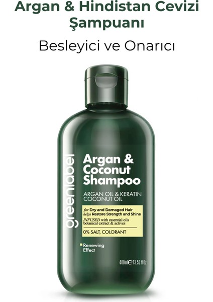 Argan Ve Hindistan Cevizi Özlü DökülmeKarşıtı Besleyici Ve Onarıcı Keratin Şampuanı 400 ML fiyatları