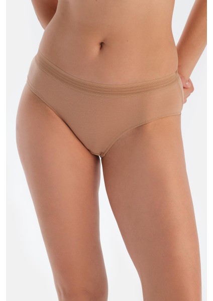 Açık Kahve 5610KC Basıc Bel Dantel Detaylı Hıpster Külot indirimleri