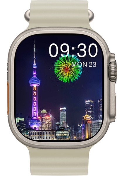Watch 8 Ultra Series Akıllı Saat Bluetooth Nfc Sesli Arama Bildirim Kablosuz Şarj Türkçe