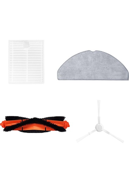 Robot Süpürge S20/D106 Yedek Parça Aksesuarları Ana Yan Fırça Hepa Filtre Paspas Bezi (Yurt Dışından) fırsatları