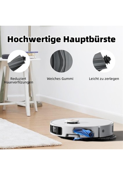 L10S Pro Ultra Heat / X30 Robot Süpürge Ana Yan Fırça Hepa Filtre Paspas Bezi Toz Torbaları Parçaları (Yurt Dışından) modelleri