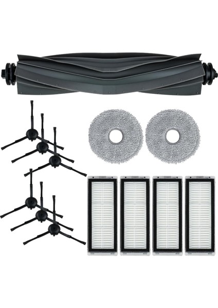 L20 Ultra L30 Robot Süpürge Yedek Parçaları Silindir Yan Fırçalar Hepa Filtreler Paspas Pedleri (Yurt Dışından)