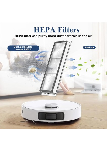 Bot L10S ULTRA/L10 Prime Robot Süpürge Ataşmanı Için 17 Adet Ana Fırça Yan Filtre Paspas (Yurt Dışından) indirimleri