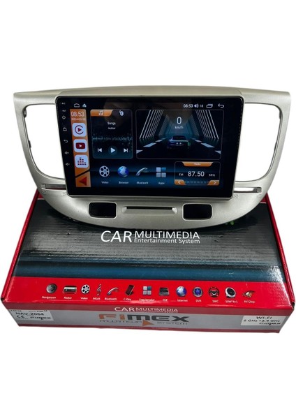 Kia Rio 2005-2011 Fimex 2-64 Dspli Pro Oem Multimedia