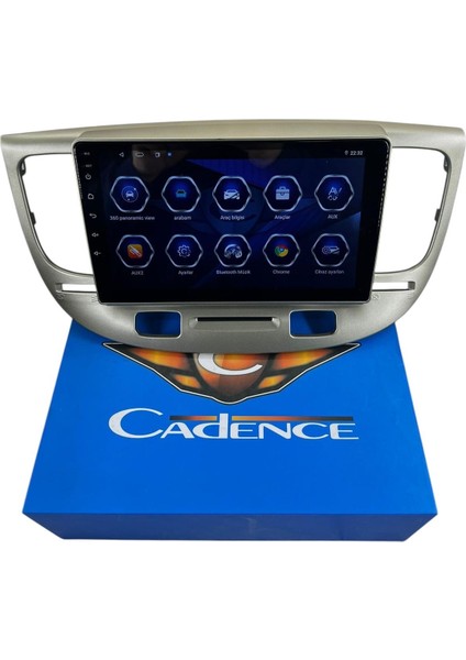 Kia Rio 2005-2011 Cadence 6-128 (Sim Kartlı) 360 Cam Destekli Pro Oem Multimedia